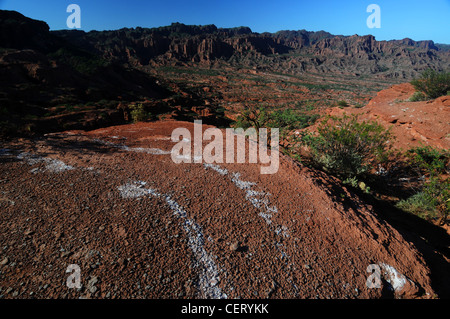 Parque Nacional Sierra de Las Quijadas, Argentine Banque D'Images