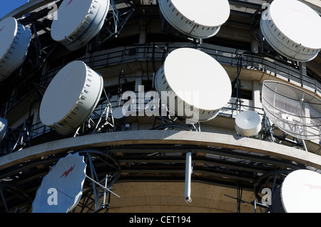 Black Mountain Tower (aka la Tour Telstra) à Canberra, Australie Banque D'Images