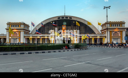 La gare centrale de Bangkok - Hua Lamphong Gare Banque D'Images