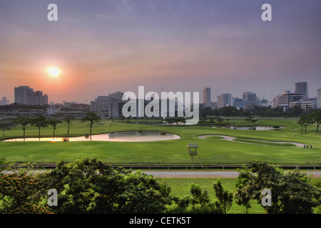 L'élite d'un espace vert dans le centre de Bangkok | Royal Bangkok Sports Club (RBSC) Banque D'Images