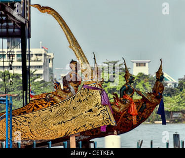 Le King's Royal Barges, Bangkok, Thaïlande Banque D'Images