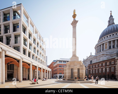 London Stock Exchange, Paternoster Square Banque D'Images