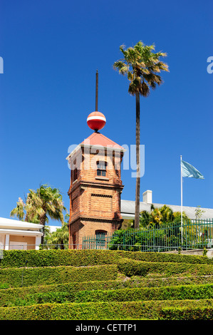 Boule de temps sur la Tour Victoria & Alfred Waterfront complexe, Cape Town, Western Cape, Afrique du Sud Banque D'Images