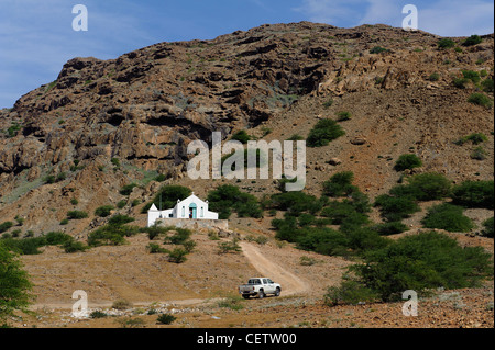 Église de Nossa Senhora da Conceicao à Povoacao Velha, Boa Vista, Cap Vert, Afrique du Sud Banque D'Images