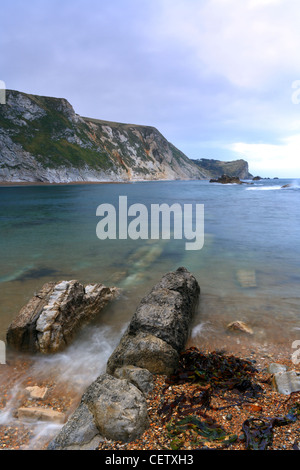 Man O'War Bay, Dorset, littoral Jurrasic Durdle Door, Lulworth, England UK Banque D'Images