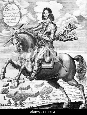 THOMAS FAIRFAX, 3e Lord Fairfax de Cameron (1612-1671) en tant que commandant parlementaire pendant la Guerre Civile Anglaise Banque D'Images