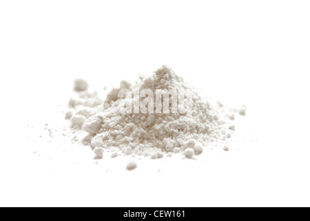 Sucre vanillé heap isolated on white Banque D'Images