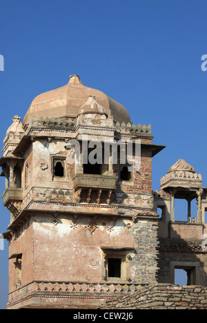 L'Inde, Rajasthan, Chittorgarh, Rana Kumbha Palace, Banque D'Images