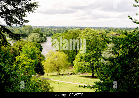 Vue de Richmond Hill ; Blick vom Richmond Hill, Londres Banque D'Images