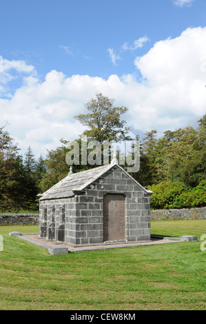 Le Mausolée de MacQuarie, Gruline, Isle of Mull, Argyll, Scotland. (Lachlan Macquarie, connu comme "le père de l'Australie) Banque D'Images