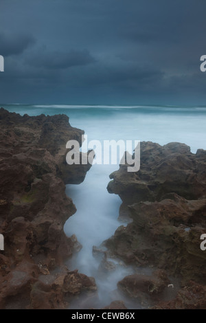 Jupiter Beach, Coral Cove State Park, Blowing Rocks State Park, Florida, USA Banque D'Images