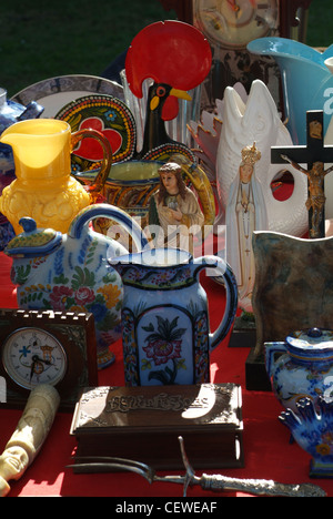 Mercado de velharias em Belém, Lisbonne Banque D'Images