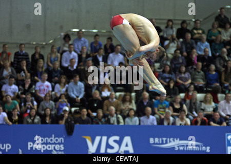 Chris COLWILL (USA) dans l'individu Tremplin 3m à la 18e Coupe du Monde de plongée Visa FINA 2012 à le centre aquatique. Banque D'Images