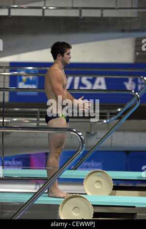 Ethan WARREN (AUS) dans l'individu Tremplin 3m à la 18e Coupe du monde FINA 2012 Plongée de Visa à l'aquatics centre, Banque D'Images