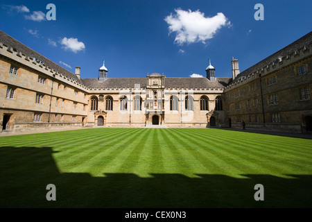 Le quadrilatère à Wadham College, Oxford University. Banque D'Images