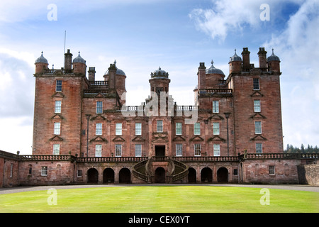 Château de Drumlanrig, 'Pink Palace' de Drumlanrig, bel exemple d'architecture de la Renaissance à la fin du xviie siècle et la maison à par Banque D'Images