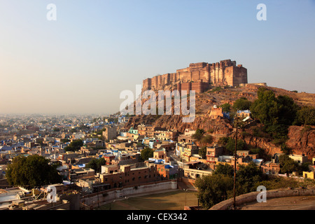 L'Inde, Rajasthan, Jodhpur, Fort Mehrangarh, Banque D'Images