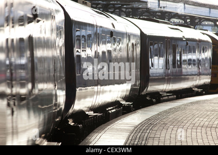 La gare de New York , New York au Royaume-Uni est l'une des plus importantes stations de la jonction ferroviaire sur le réseau ferroviaire britannique, environ la moitié Banque D'Images