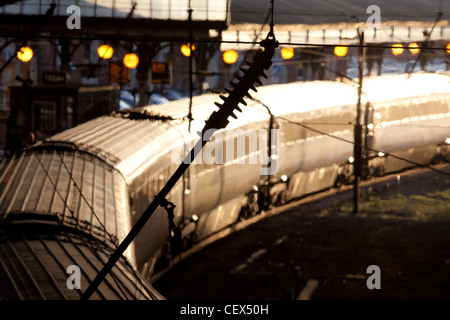 La gare de New York , New York au Royaume-Uni est l'une des plus importantes stations de la jonction ferroviaire sur le réseau ferroviaire britannique, environ la moitié Banque D'Images