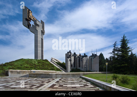 Les défenseurs de Stara Zagora, également Monument Monument Drapeau de Samara, Balkans, Bulgarie Banque D'Images