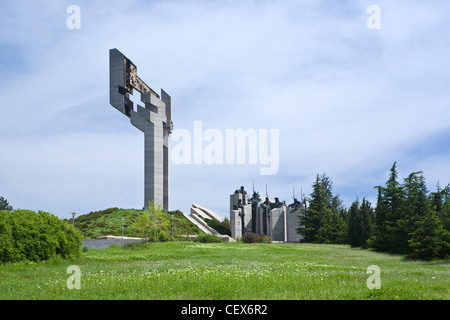 Les défenseurs de Stara Zagora, également Monument Monument Drapeau de Samara, Balkans, Bulgarie Banque D'Images