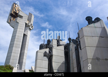 Les défenseurs de Stara Zagora, également Monument Monument Drapeau de Samara, Balkans, Bulgarie Banque D'Images