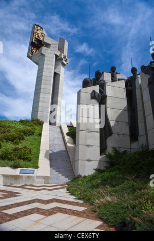 Les défenseurs de Stara Zagora, également Monument Monument Drapeau de Samara, Balkans, Bulgarie Banque D'Images