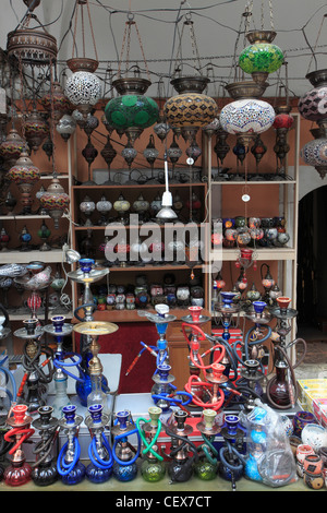 La Turquie, Istanbul, Grand Bazar, lampes, les conduites d'eau, Banque D'Images