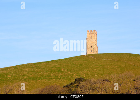 Tor de Glastonbury, Somerset, UK Banque D'Images