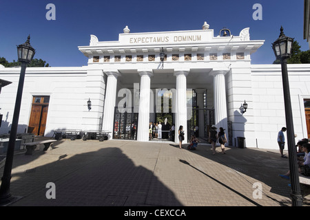 Hall d'entrée du cimetière de la Recoleta, Buenos Aires, Argentine , Banque D'Images