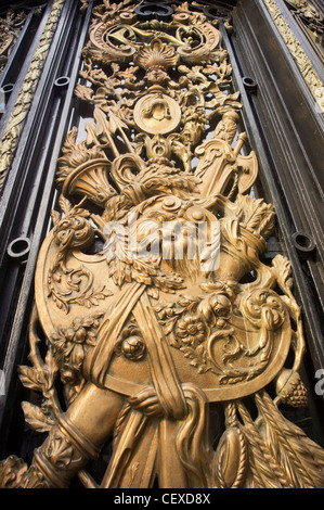 Marine Palace Centro, porte d'entrée, les officiers de marine Club, Buenos Aires, Argentine Banque D'Images