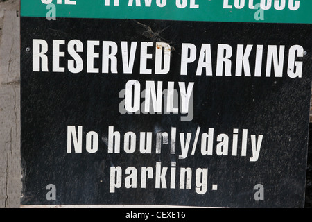 Place de parking sign Banque D'Images