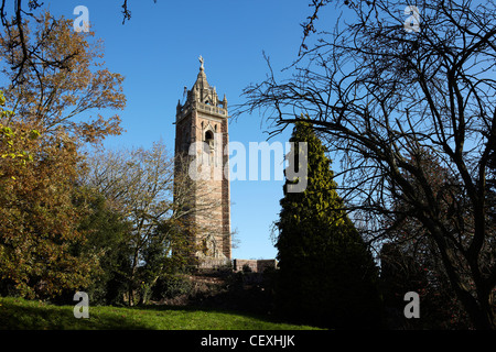 La tour Cabot sur Brandon Hill, Bristol, England, UK Banque D'Images