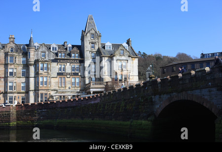 Caledonian Hotel qui trône fièrement sur le front de mer à Oban, Argyll, Scotland Banque D'Images