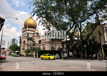 Mosquée masjid sultan Arab street singapore Banque D'Images