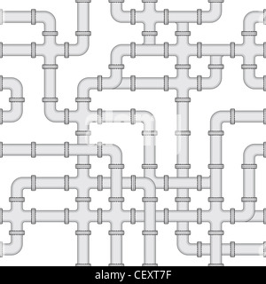 Seamless texture - un schéma abstrait de l'approvisionnement en eau Banque D'Images