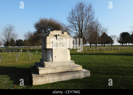Mémorial pour les soldats allemands qui sont morts pendant la Première Guerre mondiale à Neuville-Saint-Vaast, France. Banque D'Images