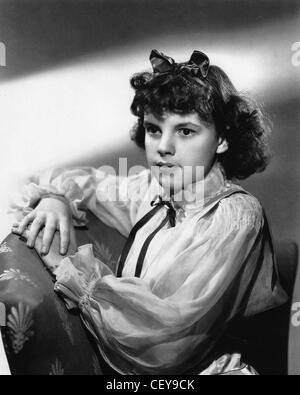 JUDY Garland (1922-1969) actrice et chanteuse nous en 1936 quand elle a fait son premier film avec MGM Banque D'Images