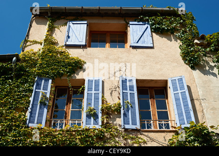 Provence Maison typiquement français dans le village de Vauvenargues, près d'Aix en Provence Banque D'Images