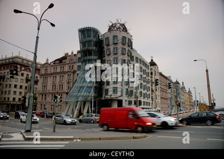 Maison dansante à Prague Banque D'Images