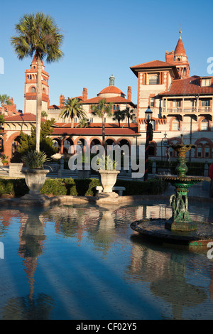 L'architecture historique de saint Augustin - Flagler College Banque D'Images