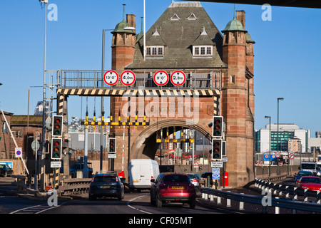 Entrée sud du tunnel de Blackwall. Banque D'Images