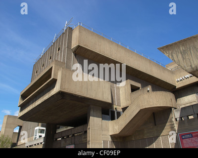 La Hayward Gallery nouveau emblématique de l'architecture brutaliste dans South Bank, Londres, Angleterre, Royaume-Uni Banque D'Images