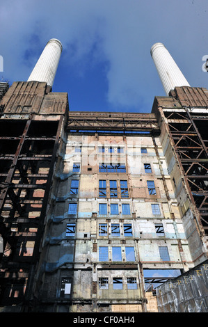 Vue intérieure de Battersea Power Station Banque D'Images