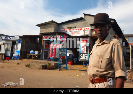 Homme congolais, Kinshasa, République démocratique du Congo, l'Afrique Banque D'Images