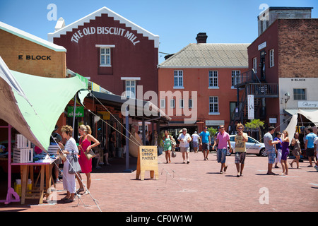 Ancienne usine de biscuits Woodstock - Cape Town Banque D'Images