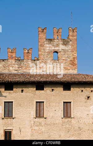 Château de Malpaga, Lombardie, Italie Banque D'Images