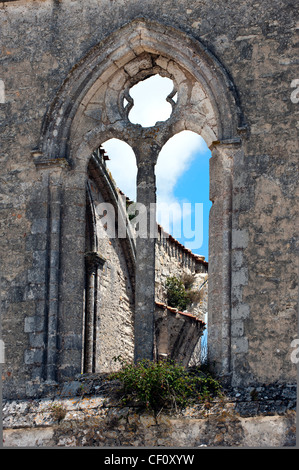 Abbaye Notre-Dame-de-Ré, également connu sous le titre Les Châteliers, La Flotte, Ile de Re, France Banque D'Images