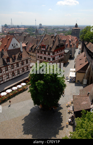 Platz suis Tiergärtnertor (Tiergärtnertor Square ) à Nuremberg, Allemagne Banque D'Images