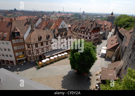 Platz suis Tiergärtnertor (Tiergärtnertor Square ) à Nuremberg, Allemagne Banque D'Images